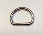 D-Ring, Eisen vernickelt, 27 x 17 x 4,5 mm